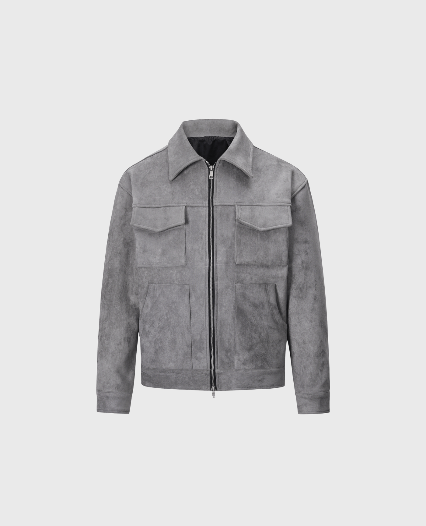SUEDE JACKA GRÅ