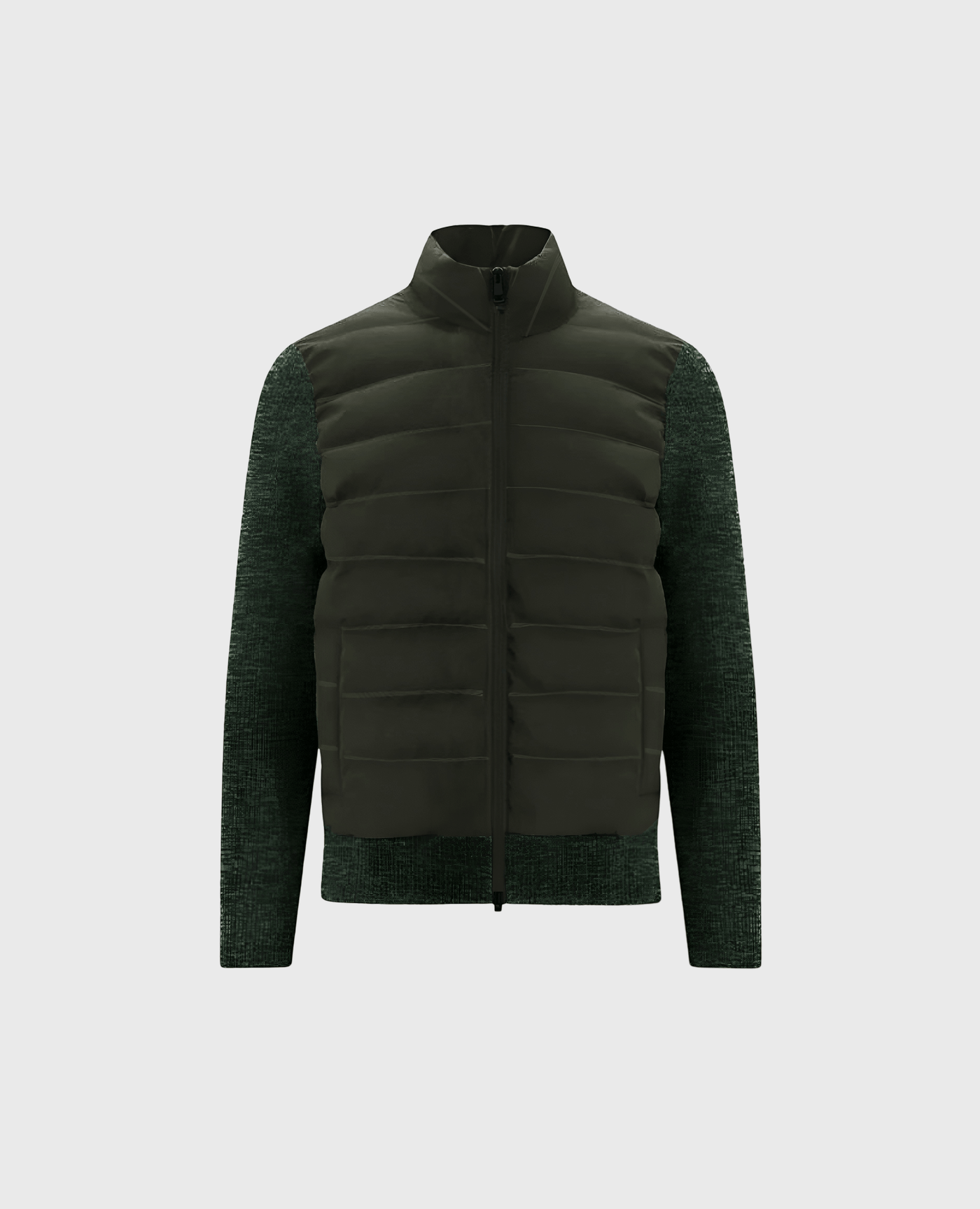 PUFFER CARDIGAN GRÖN