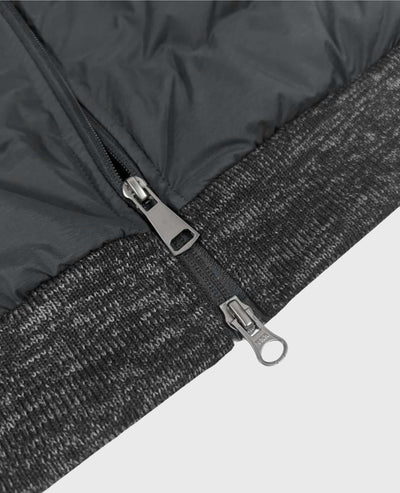 PUFFER CARDIGAN SVART