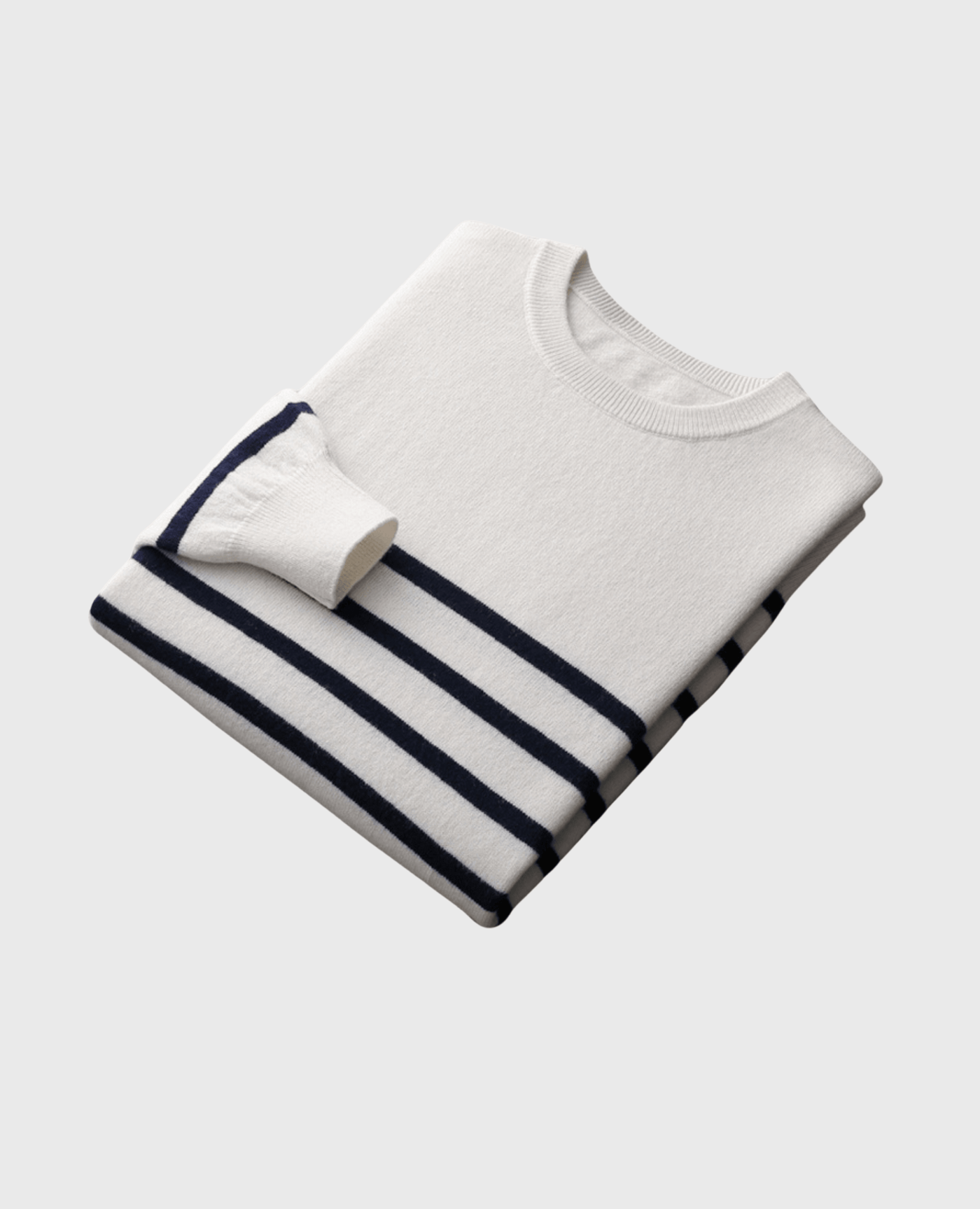 STRIPED CREWNECK
