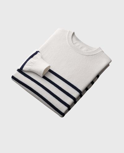 STRIPED CREWNECK