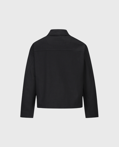 ZIP JACKA SVART