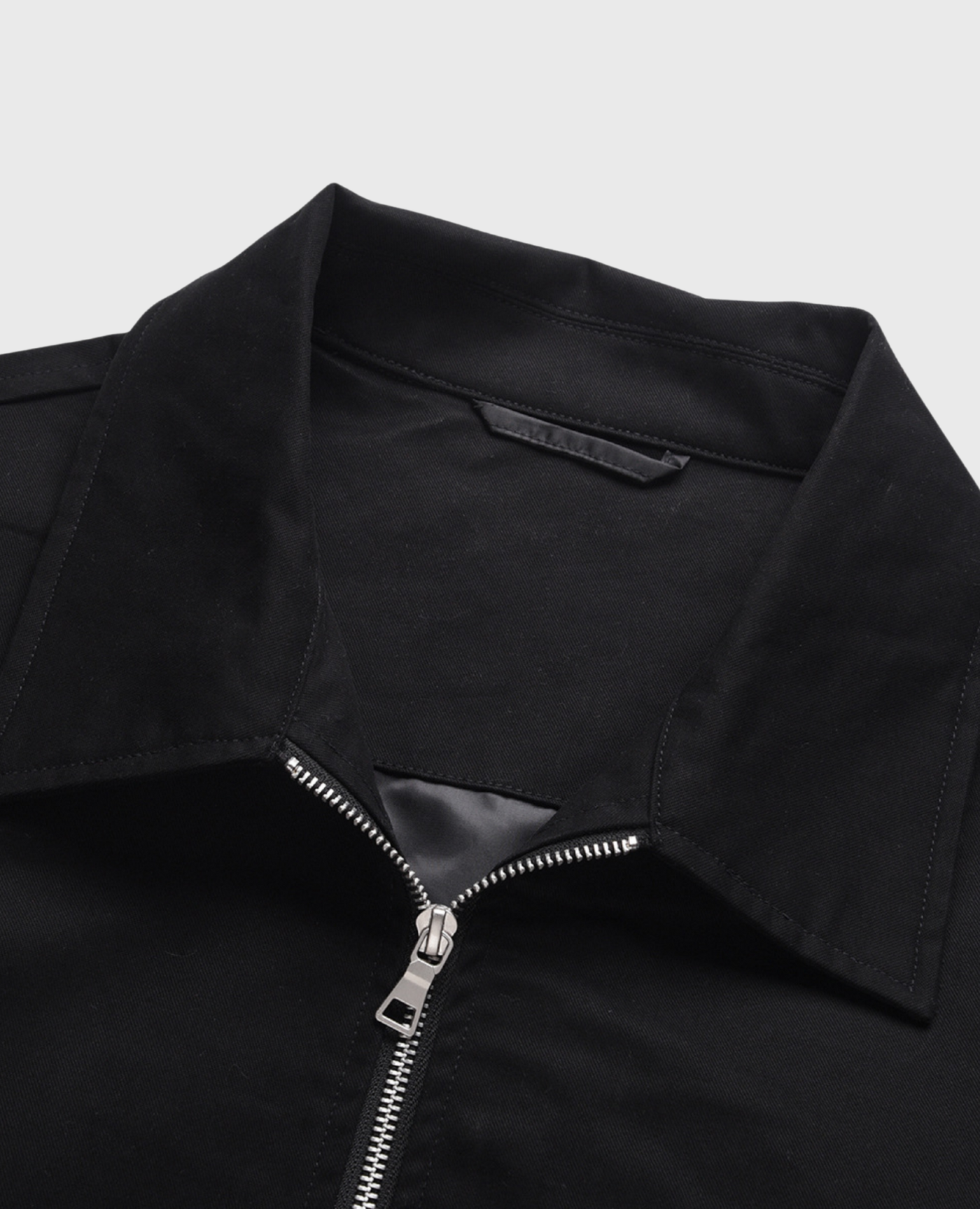 ZIP JACKA SVART