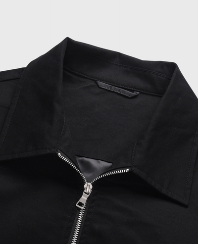 ZIP JACKA SVART