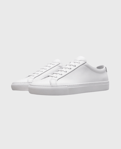 LÄDER SNEAKERS VIT